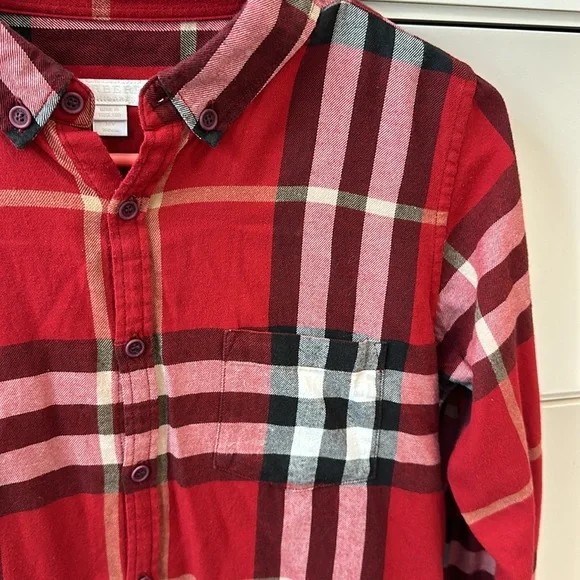 Burberry Children Button Down Long Sleeve - Picture 4 of 7